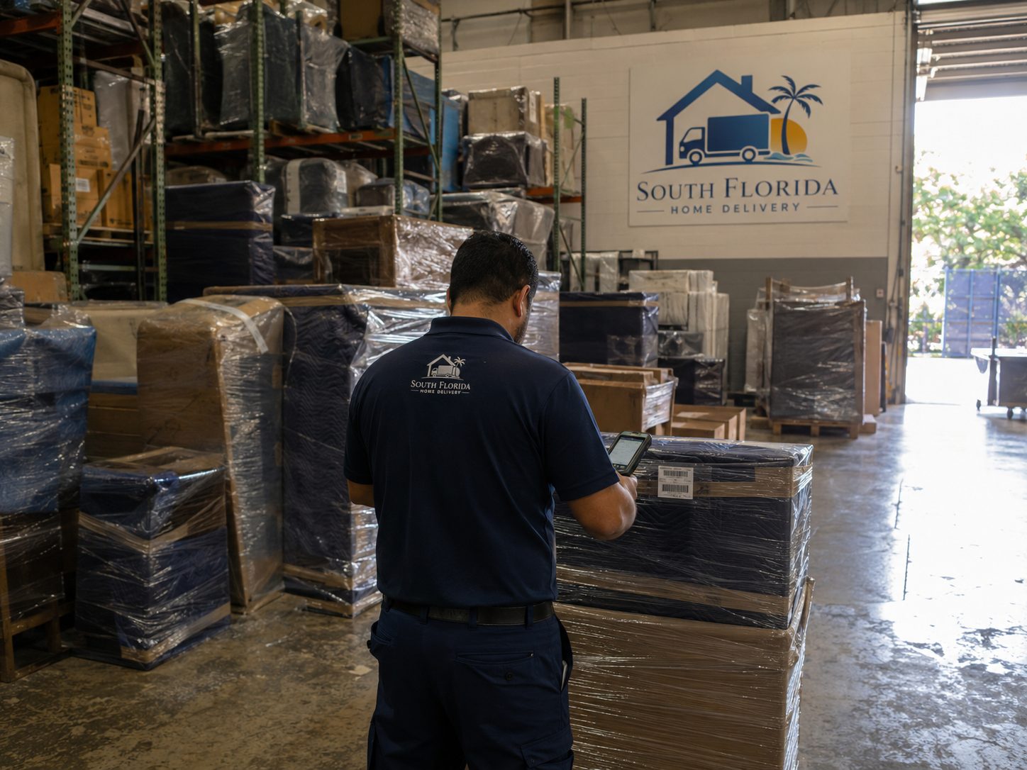 Bodega de almacenaje de muebles en el sur de Florida